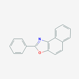 B188336 Naphth[1,2-d]oxazole, 2-phenyl- CAS No. 3574-02-5