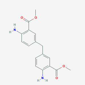 molecular formula C17H18N2O4 B188346 5,5'-亚甲基二蒽酰胺二甲酯 CAS No. 31383-81-0