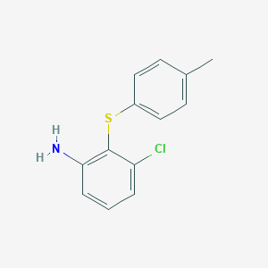 molecular formula C13H12ClNS B188369 3-Chloro-2-[(4-methylphenyl)thio]aniline CAS No. 199803-23-1