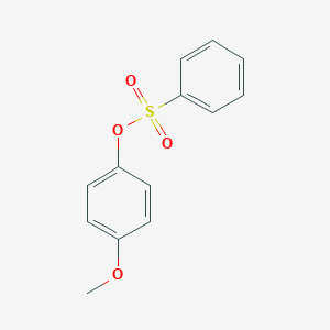molecular formula C13H12O4S B188370 4-甲氧基苯苯磺酸酯 CAS No. 98116-80-4