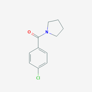 molecular formula C11H12ClNO B188374 (4-氯苯甲酰基)吡咯烷 CAS No. 19202-05-2