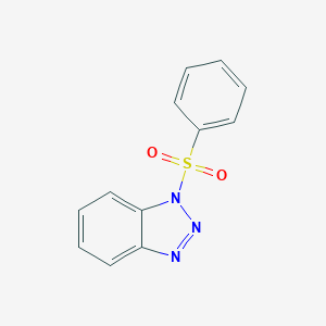 molecular formula C12H9N3O2S B188378 1-(Phenylsulfonyl)-1H-benzotriazole CAS No. 4106-18-7