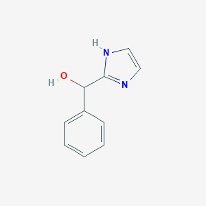 molecular formula C10H10N2O B188384 1H-imidazol-2-yl(phenyl)methanol CAS No. 22098-62-0