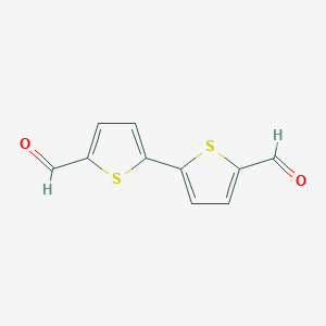 molecular formula C10H6O2S2 B188401 [2,2'-Bithiophene]-5,5'-dicarboxaldehyde CAS No. 32364-72-0
