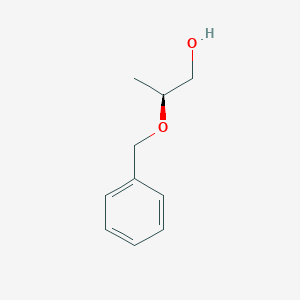 molecular formula C10H14O2 B018841 (S)-2-(苯甲氧基)丙醇-1 CAS No. 33106-64-8