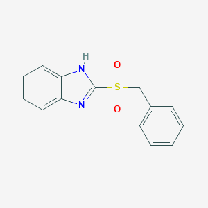 molecular formula C14H12N2O2S B188412 Benzimidazole, 2-(benzylsulfonyl)- CAS No. 100872-42-2
