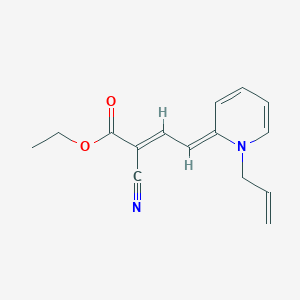 molecular formula C15H16N2O2 B188416 ethyl (E,4E)-2-cyano-4-(1-prop-2-enylpyridin-2-ylidene)but-2-enoate CAS No. 57681-47-7