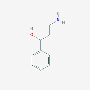 molecular formula C9H13NO B018842 3-氨基-1-苯基丙醇 CAS No. 5053-63-4