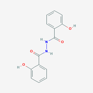 molecular formula C14H12N2O4 B188420 2-Hydroxy-N'-(2-hydroxybenzoyl)benzohydrazide CAS No. 23647-78-1