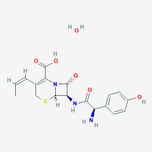 molecular formula C18H21N3O6S B188436 头孢丙烯，(Z)- CAS No. 114876-72-1