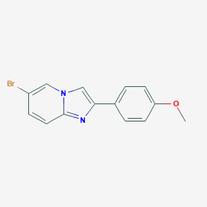 B188456 6-Bromo-2-(4-methoxyphenyl)imidazo[1,2-a]pyridine CAS No. 452967-40-7