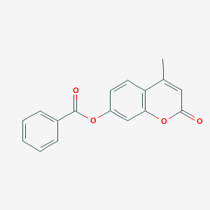 molecular formula C17H12O4 B188471 (4-Methyl-2-oxochromen-7-yl) benzoate CAS No. 66185-72-6
