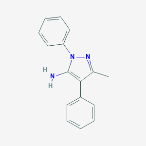 molecular formula C16H15N3 B188473 3-甲基-1,4-二苯基-1H-吡唑-5-胺 CAS No. 58314-81-1