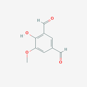 molecular formula C9H8O4 B188476 4-Hydroxy-5-methoxyisophthalaldehyde CAS No. 2931-90-0