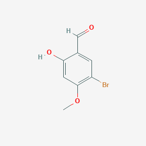 molecular formula C8H7BrO3 B188479 5-溴-2-羟基-4-甲氧基苯甲醛 CAS No. 57543-36-9