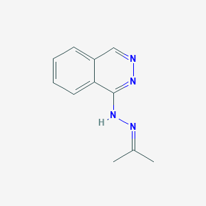 molecular formula C11H12N4 B018848 Hydralazine acetone hydrazone CAS No. 56173-18-3