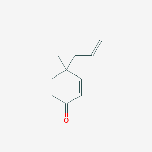 molecular formula C10H14O B188482 4-Allyl-4-methylcyclohex-2-enone CAS No. 13481-16-8