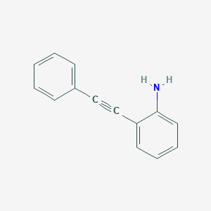 molecular formula C14H11N B188489 2-(2-Phenylethynyl)aniline CAS No. 13141-38-3