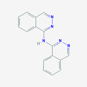 molecular formula C16H11N5 B018849 N-(酞嗪-1-基)酞嗪-1-胺 CAS No. 103429-70-5