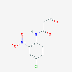 B188517 N-(4-chloro-2-nitrophenyl)-3-oxobutanamide CAS No. 34797-69-8