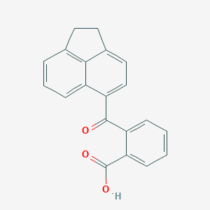 molecular formula C20H14O3 B188521 2-(1,2-Dihydroacenaphthylene-5-carbonyl)benzoic acid CAS No. 4623-31-8