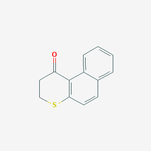molecular formula C13H10OS B188524 2,3-Dihydro-benzo[f]thiochromen-1-one CAS No. 3528-20-9