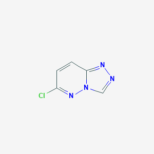 molecular formula C5H3ClN4 B188529 6-Chloro-[1,2,4]triazolo[4,3-b]pyridazine CAS No. 28593-24-0