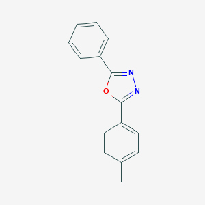 molecular formula C15H12N2O B188531 2-Phenyl-5-p-tolyl-[1,3,4]oxadiazole CAS No. 1874-47-1
