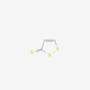molecular formula C3H2S3 B018855 3H-1,2-二噻吩-3-硫酮 CAS No. 534-25-8