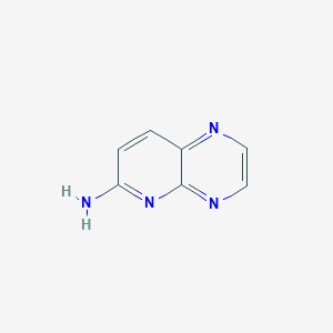 molecular formula C7H6N4 B188559 Pyrido[2,3-b]pyrazin-6-amine CAS No. 65257-68-3