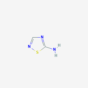molecular formula C2H3N3S B188566 1,2,4-噻二唑-5-胺 CAS No. 7552-07-0