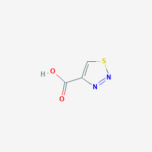 molecular formula C3H2N2O2S B188567 1,2,3-噻二唑-4-羧酸 CAS No. 4100-13-4