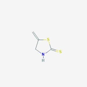 molecular formula C4H5NS2 B188591 5-亚甲基-1,3-噻唑烷-2-硫酮 CAS No. 52829-72-8