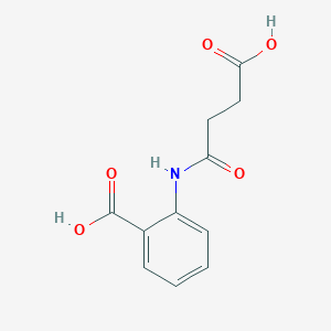 molecular formula C11H11NO5 B188593 2-[(3-Carboxypropanoyl)amino]benzoic acid CAS No. 5694-37-1