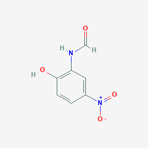 molecular formula C7H6N2O4 B188596 N-(2-hydroxy-5-nitrophenyl)formamide CAS No. 70886-35-0