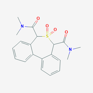 N,N,N',N'-Tetramethyl-6,6-dioxido-5,7-dihydrodibenzo(c,e)thiepin-5,7-dicarboxamide