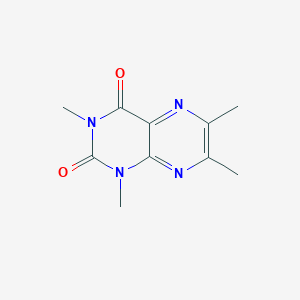 molecular formula C10H12N4O2 B188609 1,3,6,7-四甲基蝶啶-2,4(1h,3h)-二酮 CAS No. 2625-25-4