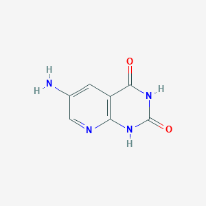 molecular formula C7H6N4O2 B188610 6-aminopyrido[2,3-d]pyrimidine-2,4(1H,3H)-dione CAS No. 56783-85-8