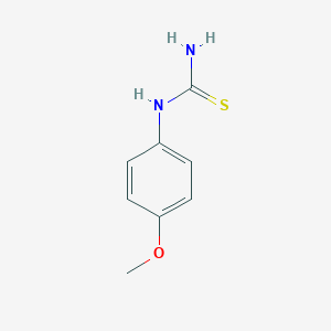 B188629 1-(4-Methoxyphenyl)thiourea CAS No. 2293-07-4