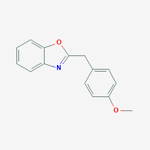 molecular formula C15H13NO2 B188658 2-(4-甲氧基苄基)苯并[d]噁唑 CAS No. 101554-05-6