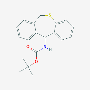 molecular formula C19H21NO2S B188663 1,1-二甲基乙基(6,11-二氢二苯并[b,e]噻吩-11-基)氨基甲酸酯 CAS No. 51065-32-8