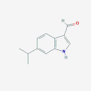 molecular formula C12H13NO B188664 6-异丙基吲哚-3-甲醛 CAS No. 170489-34-6