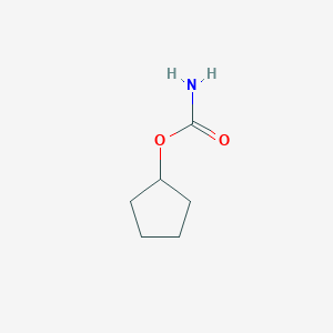 molecular formula C6H11NO2 B188677 Cyclopentyl carbamate CAS No. 4144-77-8
