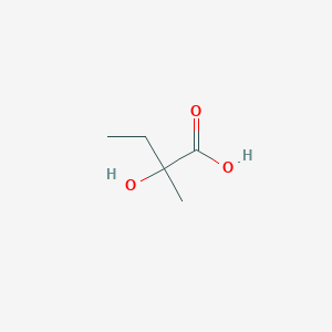 molecular formula C5H10O3 B188762 2-羟基-2-甲基丁酸 CAS No. 3739-30-8