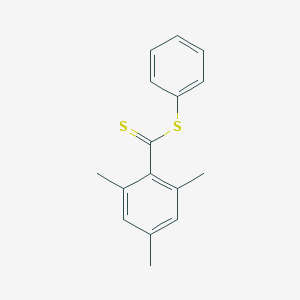 molecular formula C16H16S2 B188777 Phenyl 2,4,6-trimethylbenzenecarbodithioate CAS No. 20876-79-3