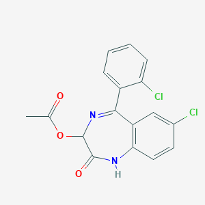 molecular formula C17H12Cl2N2O3 B188778 Lorazepam acetate CAS No. 2848-96-6