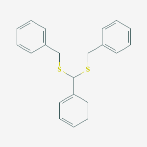molecular formula C21H20S2 B188779 (Bis(benzylthio)methyl)benzene CAS No. 5418-20-2