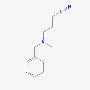 molecular formula C12H16N2 B018878 4-[Benzyl(methyl)amino]butanenitrile CAS No. 89690-05-1