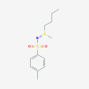 B188797 N-[butyl(methyl)-lambda~4~-sulfanylidene]-4-methylbenzenesulfonamide CAS No. 53799-67-0