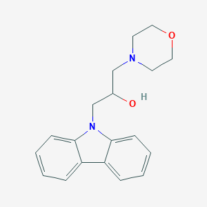 molecular formula C19H22N2O2 B188806 α-(4-吗啉基甲基)-9H-咔唑-9-乙醇 CAS No. 91324-16-2